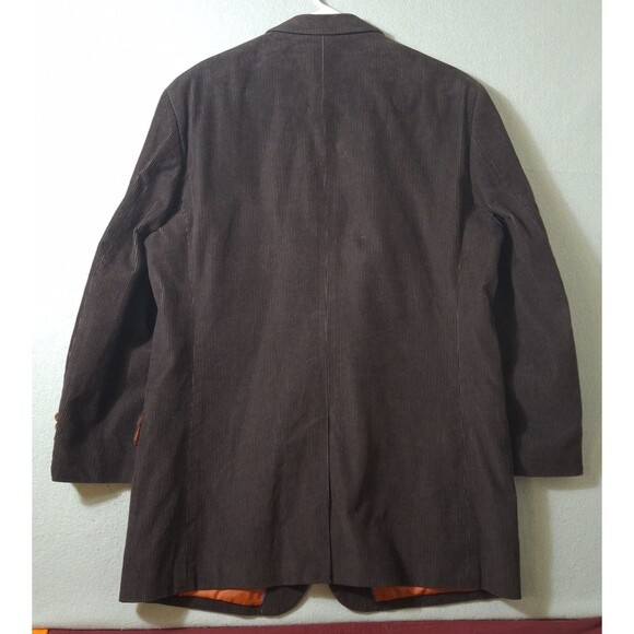 Tommy Hilfiger Corduroy Sport Coat Blazer Men’s 42R Espresso Brown Jacket - Picture 16 of 16